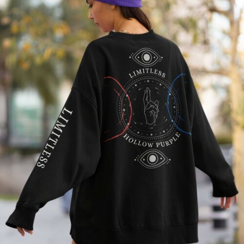 Limitless Gojo Back Side Jujutsu Kaisen Hoodie T-shirt Sweatshirt