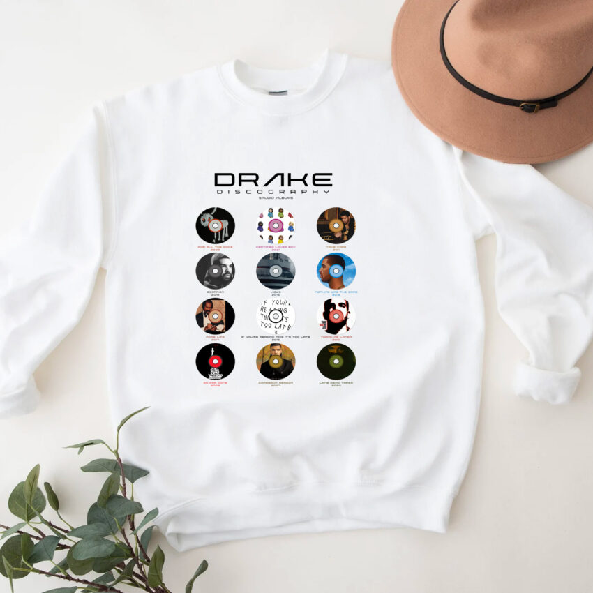 Drake Discography Best Albums Sweatshirt Hoodie T-shirt