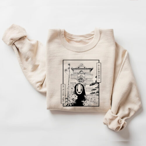 Ghibli Studio Character Sweatshirt Hoodie T-shirt