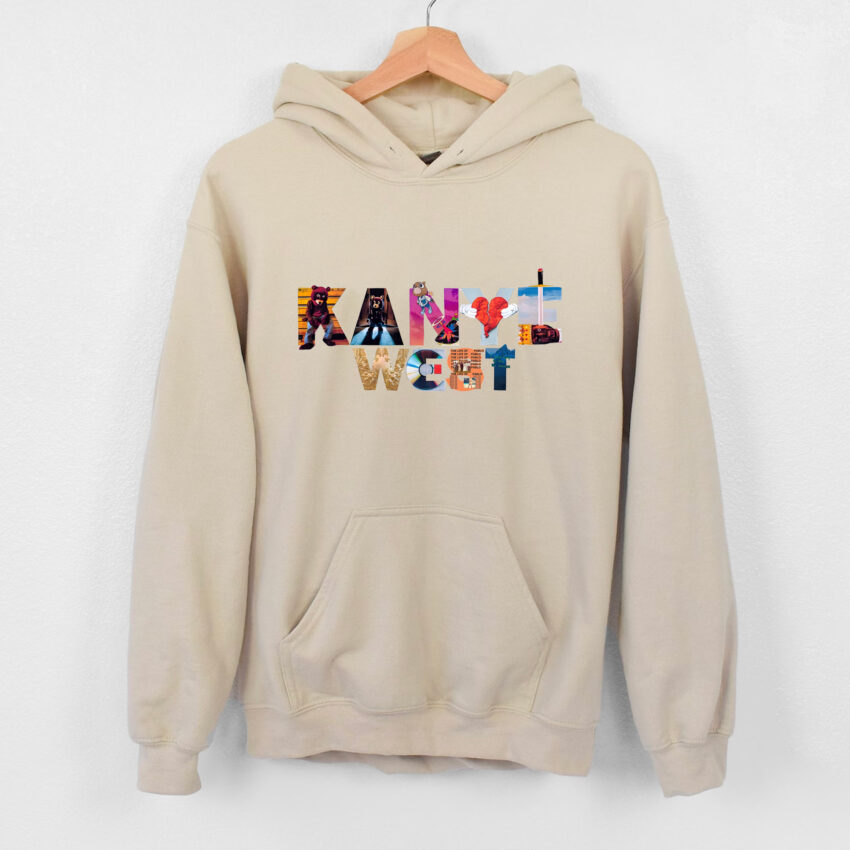 Kanye West Best Albums Art Hoodie T-shirt Sweatshirt