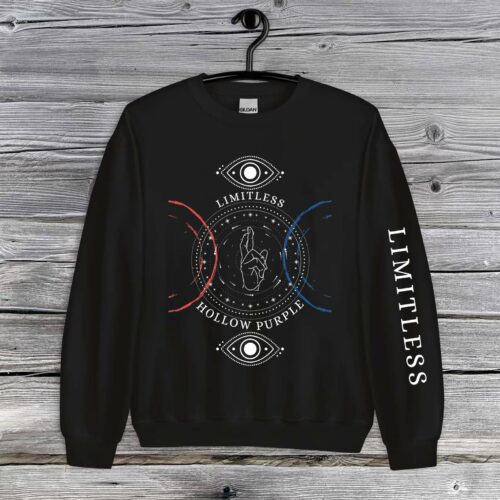 Limitless Gojo Front Side Jujutsu Kaisen Hoodie T-shirt Sweatshirt