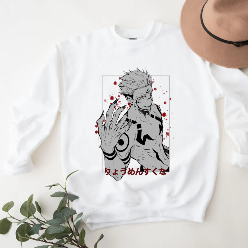 Sukuna Jujutsu Kaisen Sweatshirt T-shirt Hoodie