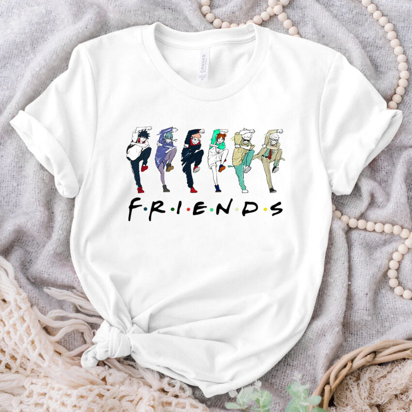 Jujutsu Kaisen Characters Friends Sweatshirt, Anime T-shirt Sweatshirt Hoodie