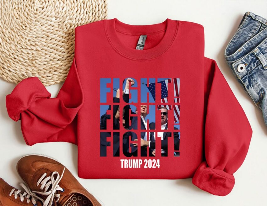 Trump Fight Fight Fight Shirt, I Will Fight For Trump, I Stand With Trump, Make America Great Again, Donald Trump, Donald Trump T-Shirt