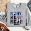 Trump Never Surrender T-shirt,Trump Fight For American Hoodie,Trump Shotter Sweatshirt