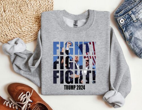 Trump Fight Fight Fight Shirt, I Will Fight For Trump, I Stand With Trump, Make America Great Again, Donald Trump, Donald Trump T-Shirt