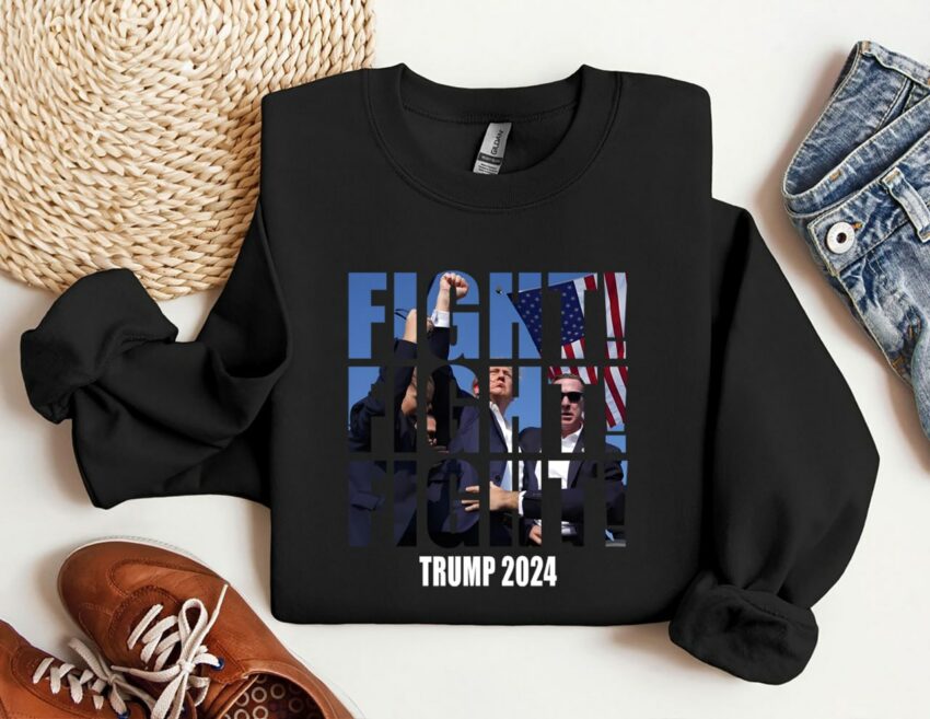 Trump Fight Fight Fight Shirt, I Will Fight For Trump, I Stand With Trump, Make America Great Again, Donald Trump, Donald Trump T-Shirt