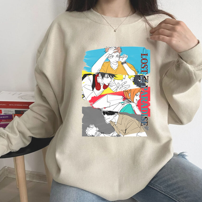 Lost In Paradise Jujutsu Kaisen Anime Sweatshirt, Anime T-shirt Sweatshirt Hoodie