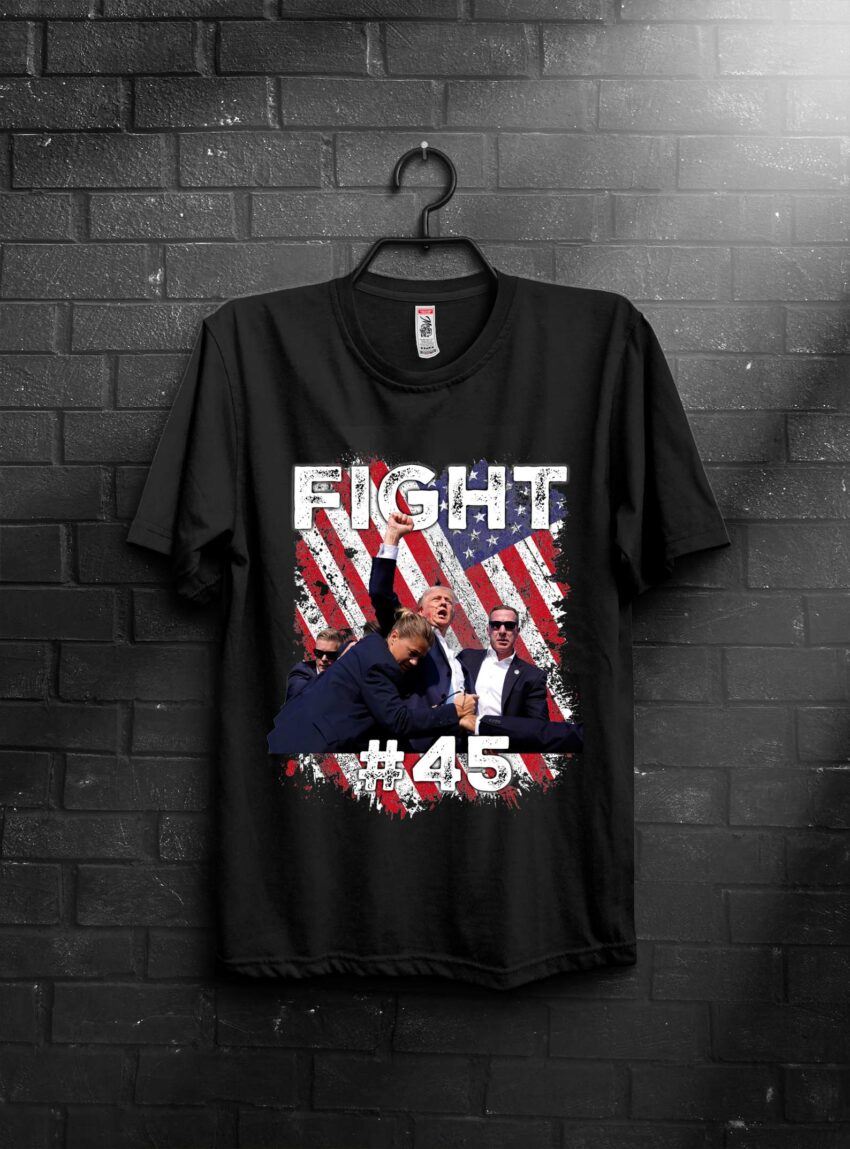 Trump Fight 45 President T-shirt, Take America Back, Trump Tee, MAGA Trump Shirt