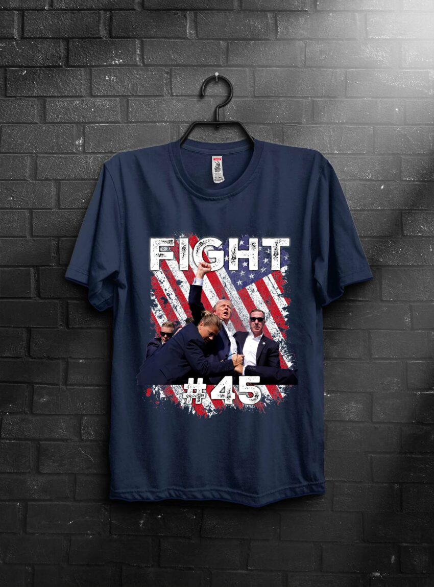 Trump Fight 45 President T-shirt, Take America Back, Trump Tee, MAGA Trump Shirt