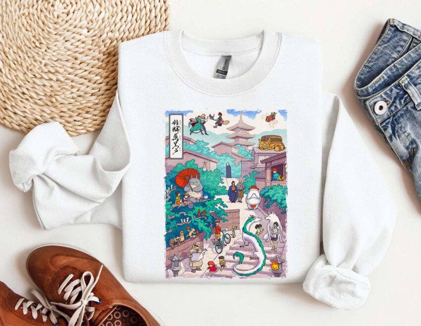 Ghibli Studio Sweatshirt T-shirt Hoodie