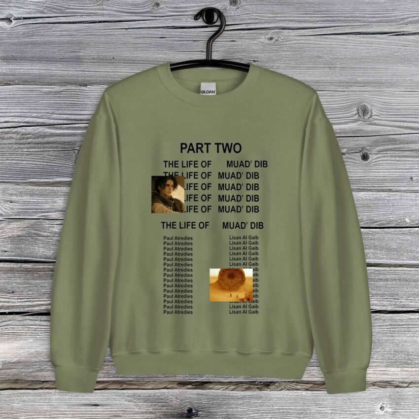 DUNE Litany Against Fear Sweatshirt SANDWORM SLEEVES