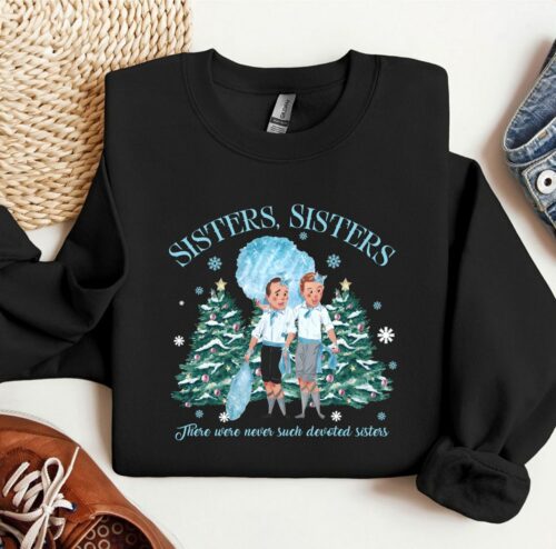 Vintage White Christmas Movie Sweatshirt | White Christmas Movie 1954 Tshirt | Haynes Sisters Tee | Christmas Song Shirt | Cute Christmas