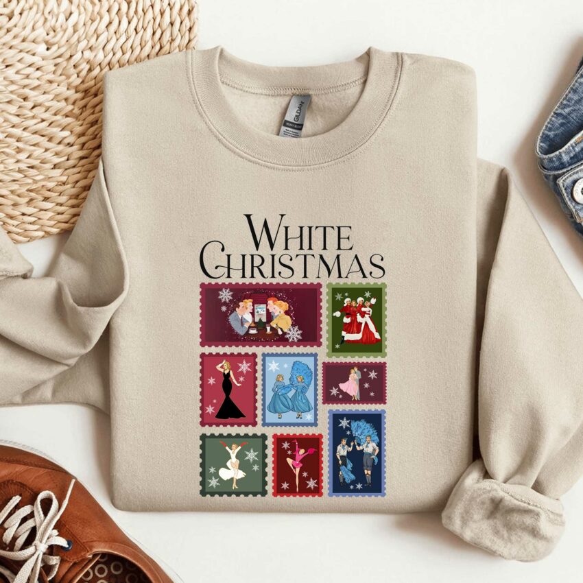 White Christmas Stamp TShirt / Sweatshirt / Hoodie