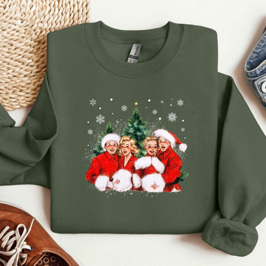 White Christmas Haneys Sister Cartoon TShirt / Sweatshirt / Hoodie