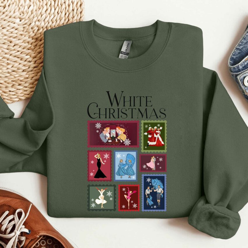 White Christmas Stamp TShirt / Sweatshirt / Hoodie