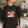 Jaq And Gus Gus Disney Christmas Sweatshirt, Cinderella Christmas T-shirt, Not A Creature Was Stirring Not Even A Mouse Shirt, Christmas Tee