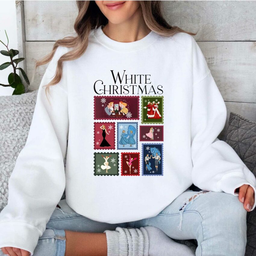 White Christmas Stamp TShirt / Sweatshirt / Hoodie