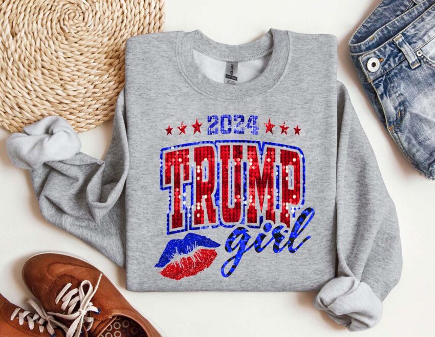 Trump Girl Donald Trump Shirt, Viral Thug Life Trump T-Shirt, Sarcastic Donald Trump Tee, Funny Trump 2024 Shirt, Republican Gifts