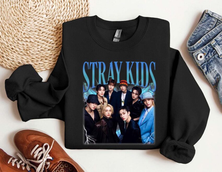 Stray Kids T-shirt – Stray Kids Merch – Kpop Bootleg Shirt – Kpop Gift – Merch – Stray Kids SKZ – Stray Kids Homage Tee Cotton Top