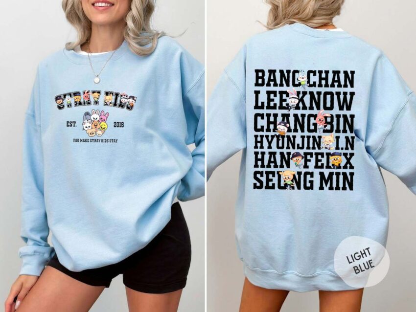 Stray Kids T-shirt – Stray Kids Merch – Kpop Bootleg Shirt – Kpop Gift – Merch – Stray Kids SKZ – Stray Kids Homage Tee Cotton Top