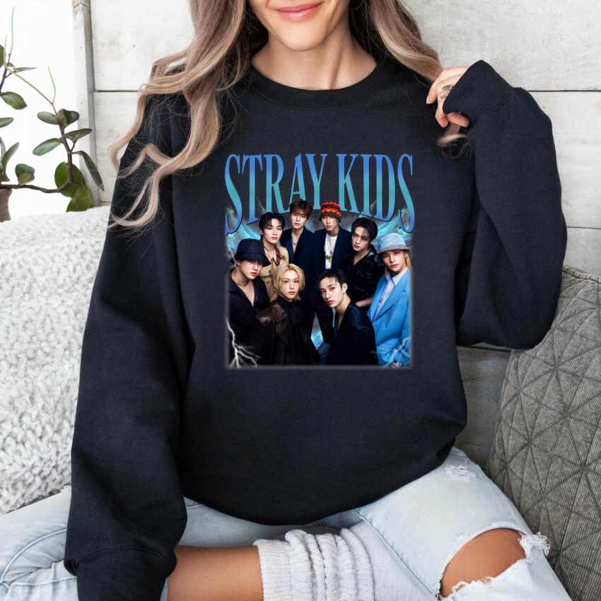 Stray Kids T-shirt – Stray Kids Merch – Kpop Bootleg Shirt – Kpop Gift – Merch – Stray Kids SKZ – Stray Kids Homage Tee Cotton Top