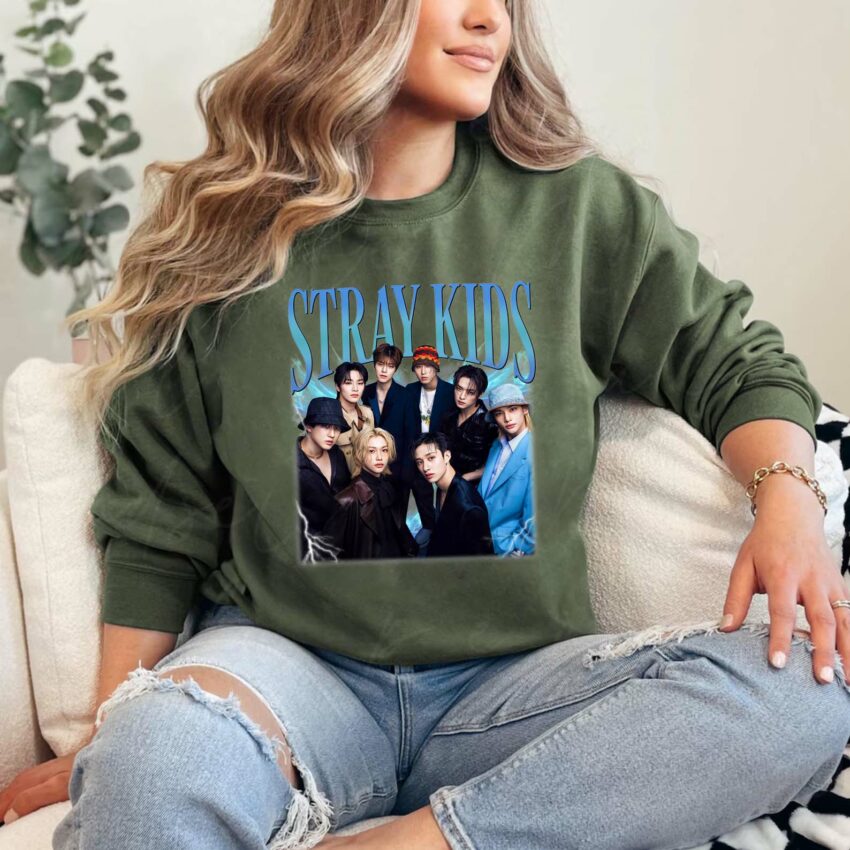 Stray Kids T-shirt – Stray Kids Merch – Kpop Bootleg Shirt – Kpop Gift – Merch – Stray Kids SKZ – Stray Kids Homage Tee Cotton Top