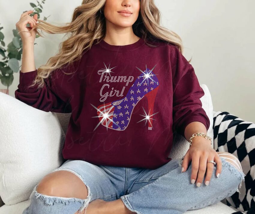 Trump Girl Donald Trump Shirt, Viral Thug Life Trump T-Shirt, Sarcastic Donald Trump Tee, Funny Trump 2024 Shirt, Republican Gifts