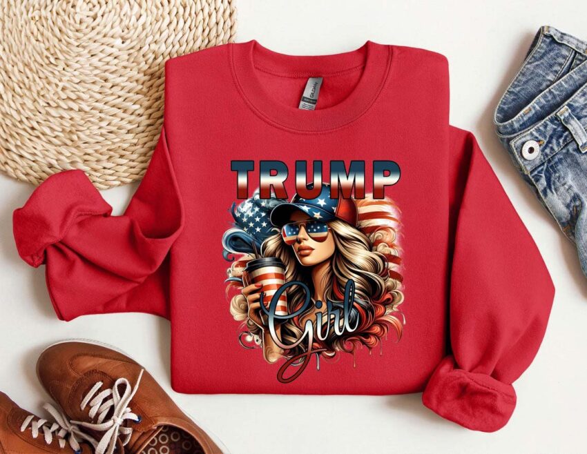 Trump Girl Donald Trump Shirt, Viral Thug Life Trump T-Shirt, Sarcastic Donald Trump Tee, Funny Trump 2024 Shirt, Republican Gifts