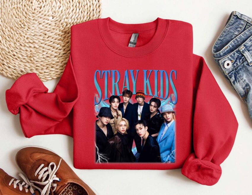 Stray Kids T-shirt – Stray Kids Merch – Kpop Bootleg Shirt – Kpop Gift – Merch – Stray Kids SKZ – Stray Kids Homage Tee Cotton Top