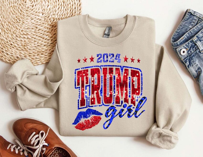 Trump Girl Donald Trump Shirt, Viral Thug Life Trump T-Shirt, Sarcastic Donald Trump Tee, Funny Trump 2024 Shirt, Republican Gifts