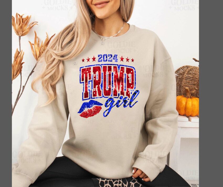 Trump Girl Donald Trump Shirt, Viral Thug Life Trump T-Shirt, Sarcastic Donald Trump Tee, Funny Trump 2024 Shirt, Republican Gifts