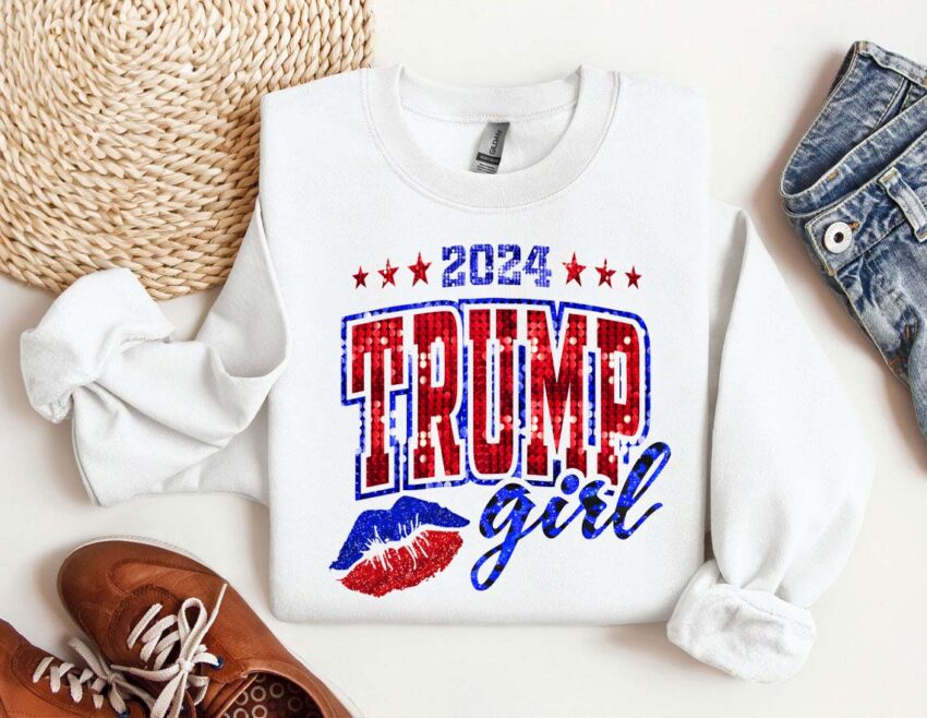 Trump Girl Donald Trump Shirt, Viral Thug Life Trump T-Shirt, Sarcastic Donald Trump Tee, Funny Trump 2024 Shirt, Republican Gifts