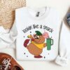 Looking Like A Snack Disney Christmas Sweatshirt, Cinderella Christmas T-shirt, Not A Creature Was Stirring Not Even A Mouse Shirt, Christmas Tee